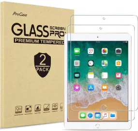 iPad 9.7 5th Gen/ 6th Gen/ iPad Air 1st Gen/ 2nd Gen/ iPad Pro 9.7 Tempered Glass Screen Protector | ProCase