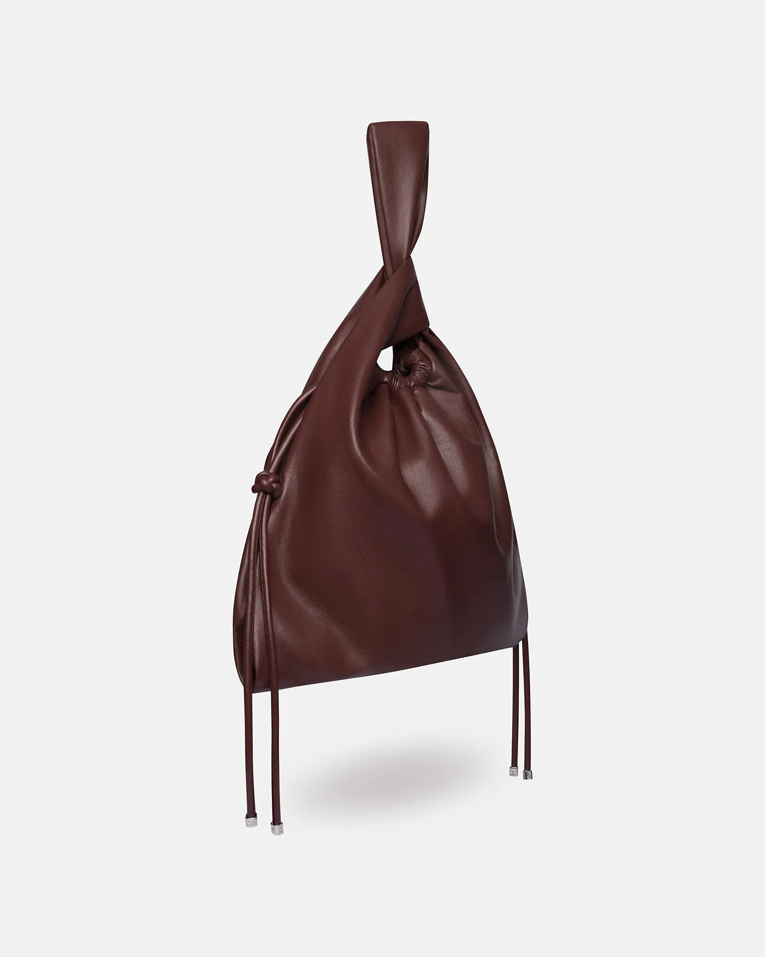 Jen Drawstring - Okobor™ Alt-Leather Bag - Plum Chutney