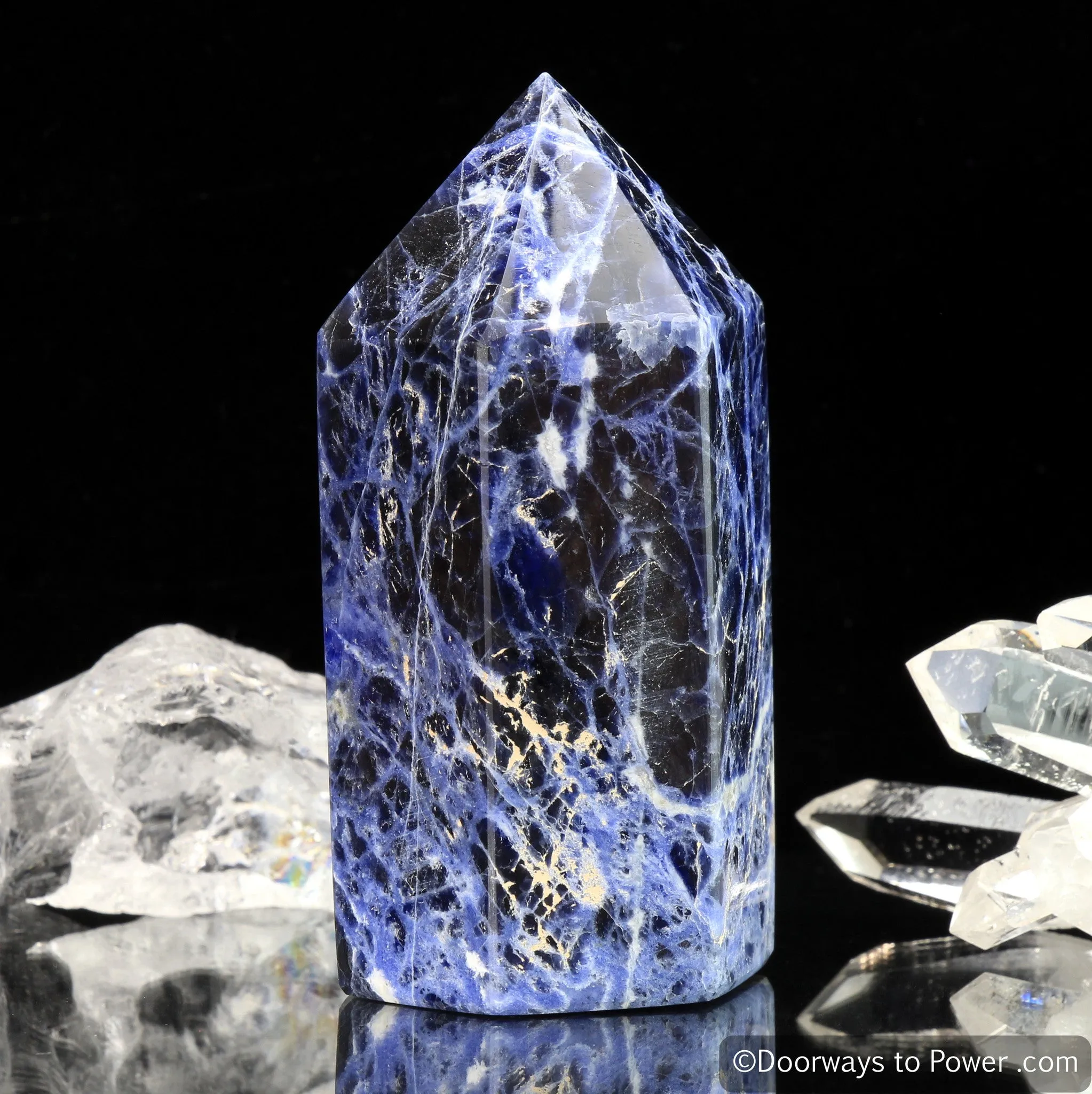 John of God Sodalite Generator Casa Crystal Point  (Rare)