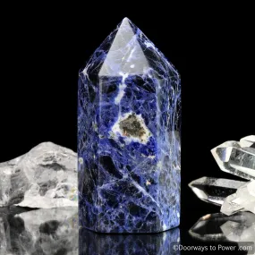 John of God Sodalite Generator Casa Crystal Point  (Rare)