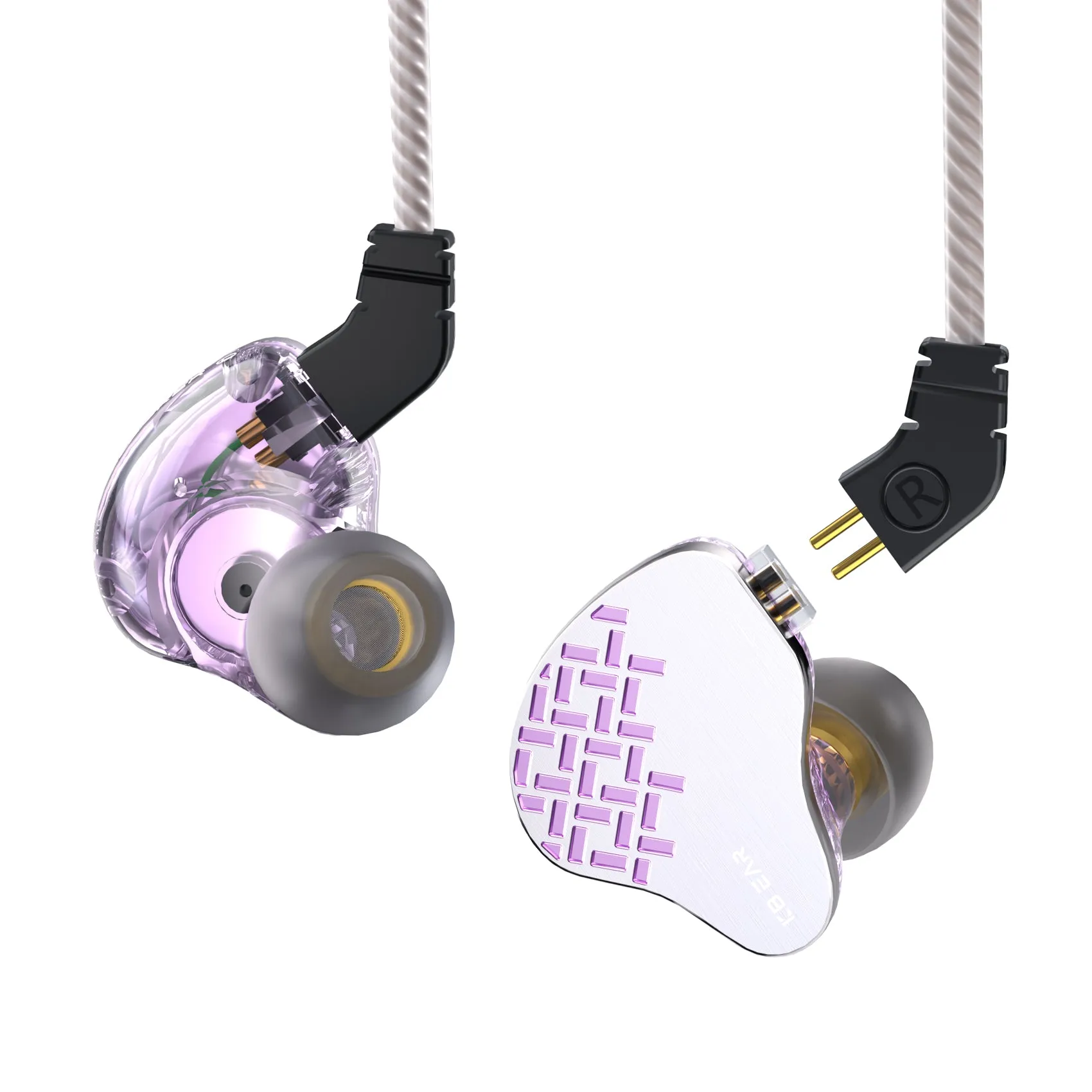 【KBEAR Rosefinch】 in-Ear Monitor, HiFi Wired Earbuds, with Biological Diaphragm DD Wired Headphones, Powerful Basshead Earphone for Audiophiles, Musician