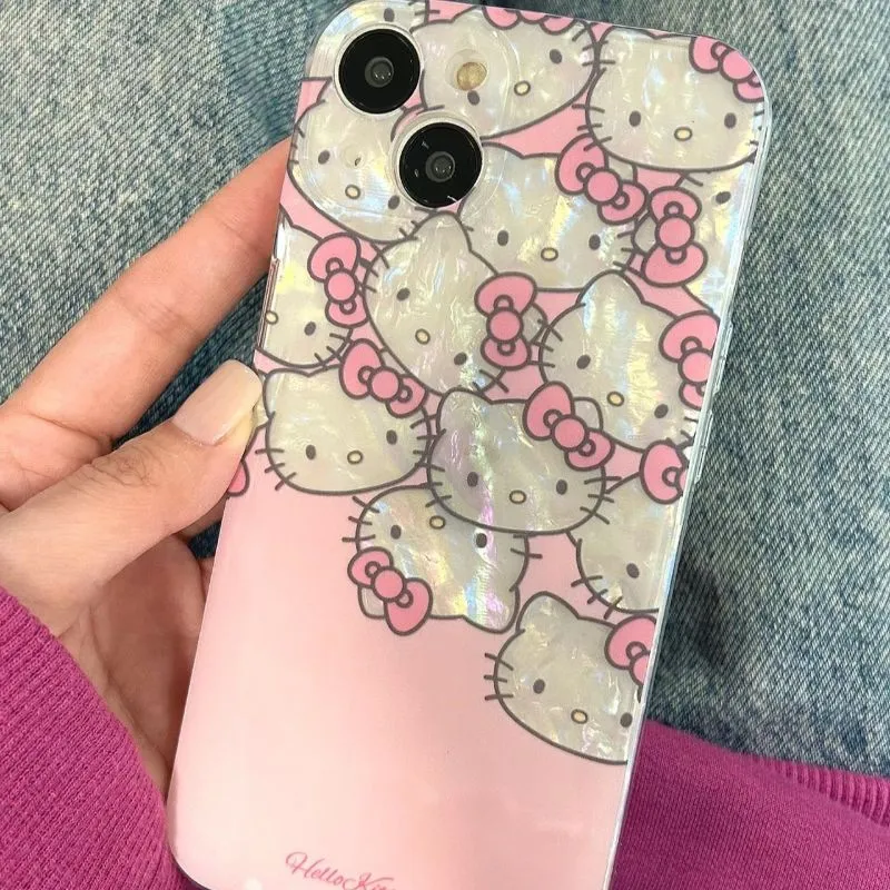 Kitty Holographic iPhone Case