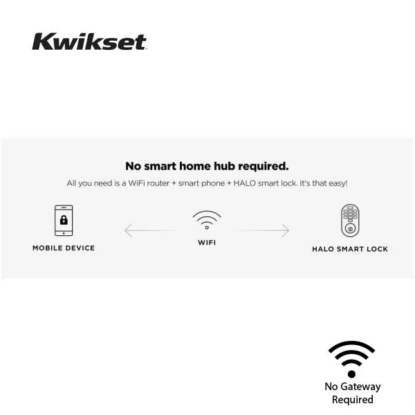 Kwikset - Halo 939 - Electronic Touchscreen Deadbolt - Wi-Fi - SmartKey Technology - 514 - Matte Black