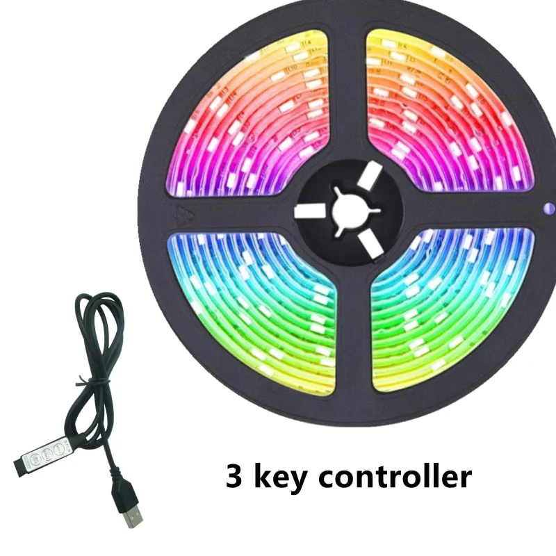 LED Light Bar RGB 2835 Color Bluetooth USB Infrared Remote Control Flexible Light With Diode DC5V TV Backlight Suitable For Home