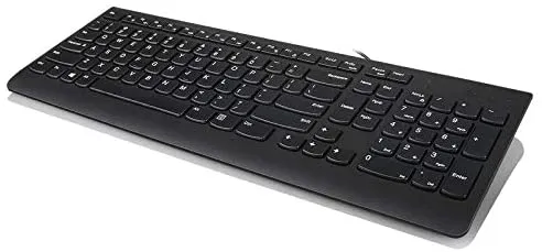 Lenovo 300 USB Keyboard & Mouse Combo, Wired, USB, 1600dpi, US English - GX30M39606