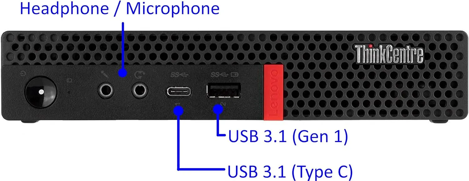 Lenovo ThinkCentre M920q Tiny Desktop PC | Intel Core i7-8700T up to 4.00 GHz Turbo 6-Cores (8th Gen), 24GB RAM, 512GB M.2 SSD, WiFi, Triple 4K Monitor Support, DisplayPort, HDMI, WiFi, Keyboard & Mouse, 1Gb Ethernet - Windows 10 Pro, 1 Year Warranty