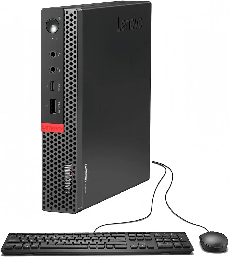 Lenovo ThinkCentre M920q Tiny Desktop PC | Intel Core i7-8700T up to 4.00 GHz Turbo 6-Cores (8th Gen), 24GB RAM, 512GB M.2 SSD, WiFi, Triple 4K Monitor Support, DisplayPort, HDMI, WiFi, Keyboard & Mouse, 1Gb Ethernet - Windows 10 Pro, 1 Year Warranty