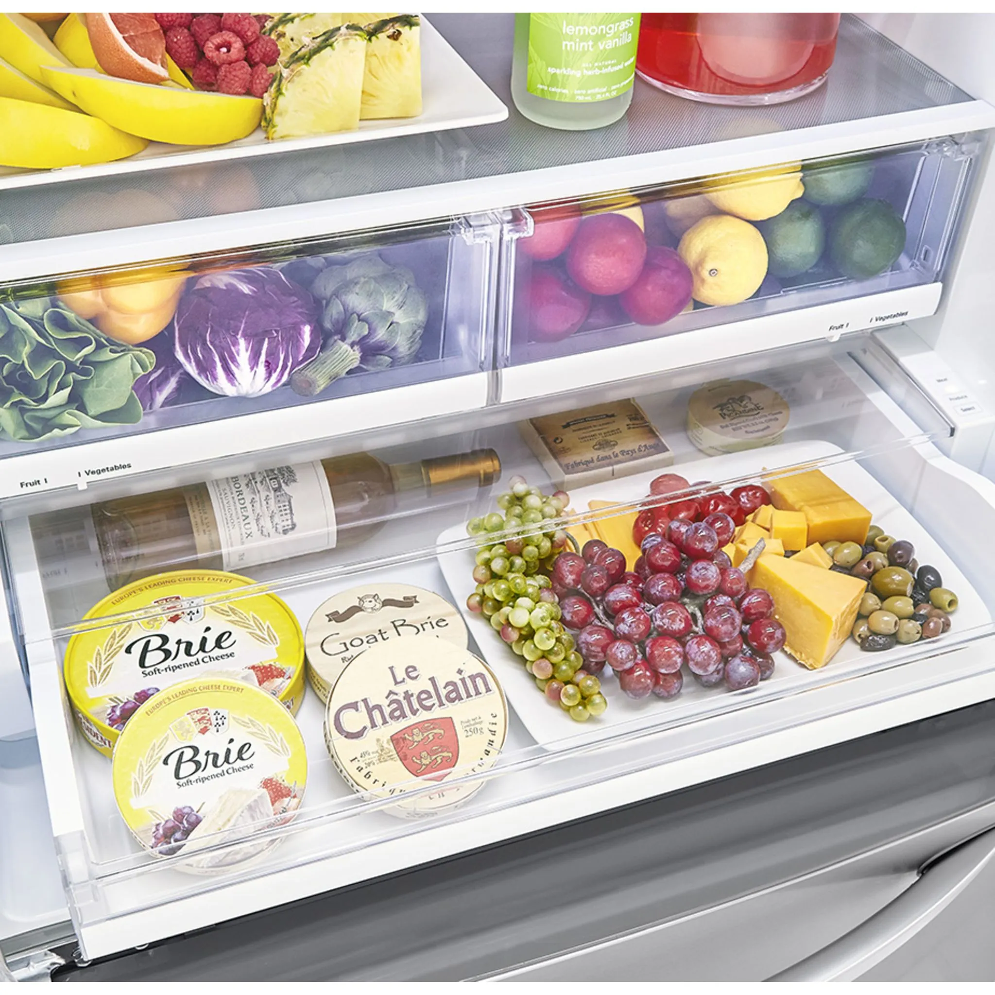 LG French Door Fridge (LRFXS2503S) - Stainless Steel