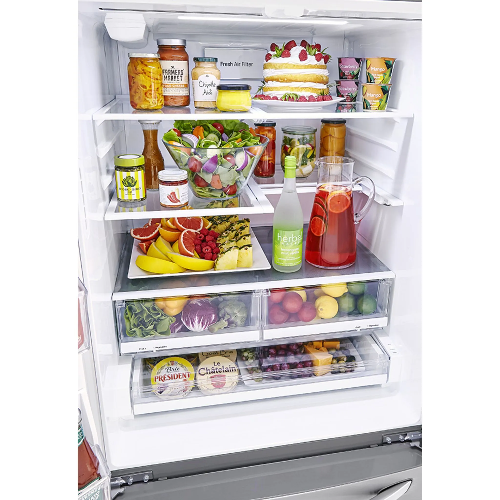 LG French Door Fridge (LRFXS2503S) - Stainless Steel