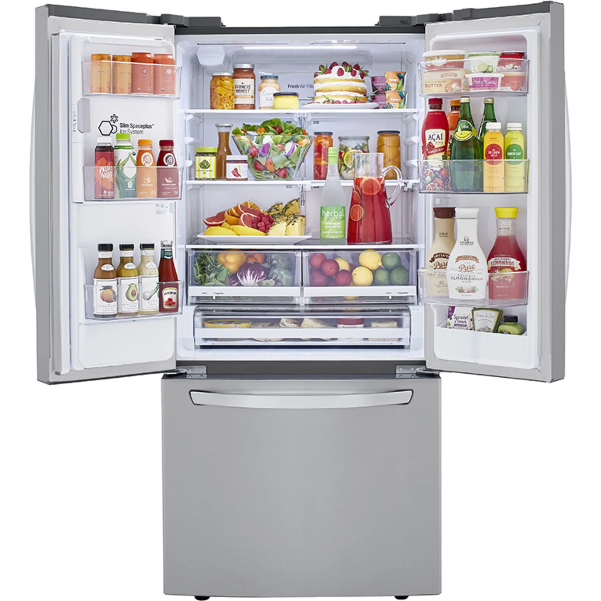 LG French Door Fridge (LRFXS2503S) - Stainless Steel