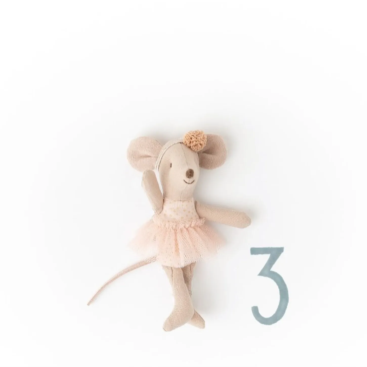 LITTLE SISTER BALLERINA MOUSE - LIGHT PINK