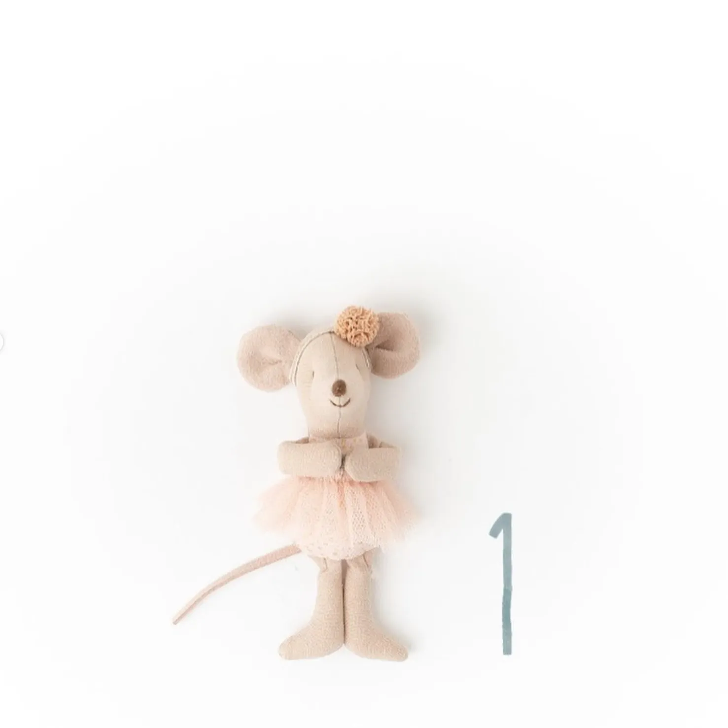 LITTLE SISTER BALLERINA MOUSE - LIGHT PINK