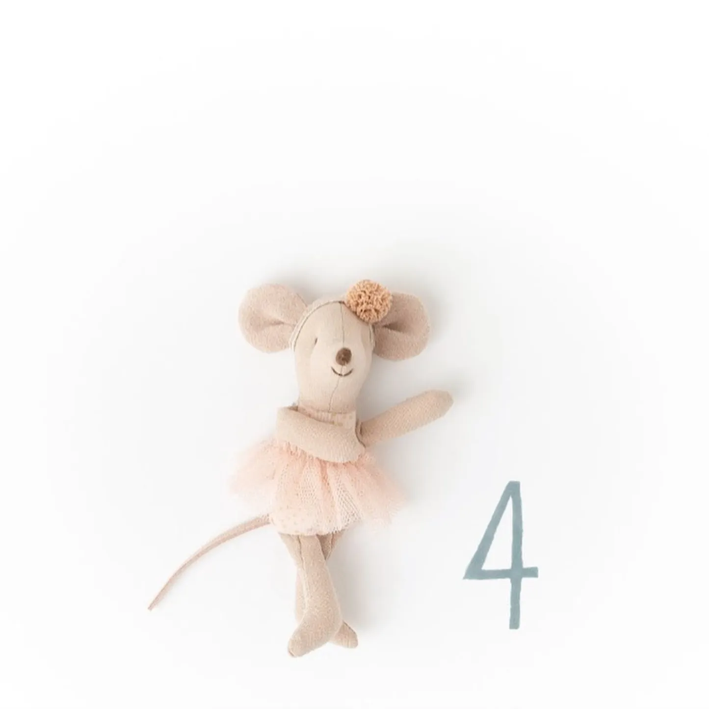 LITTLE SISTER BALLERINA MOUSE - LIGHT PINK