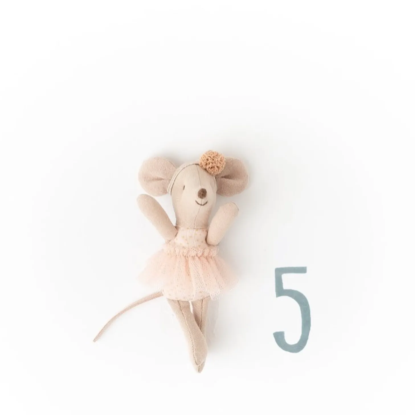 LITTLE SISTER BALLERINA MOUSE - LIGHT PINK