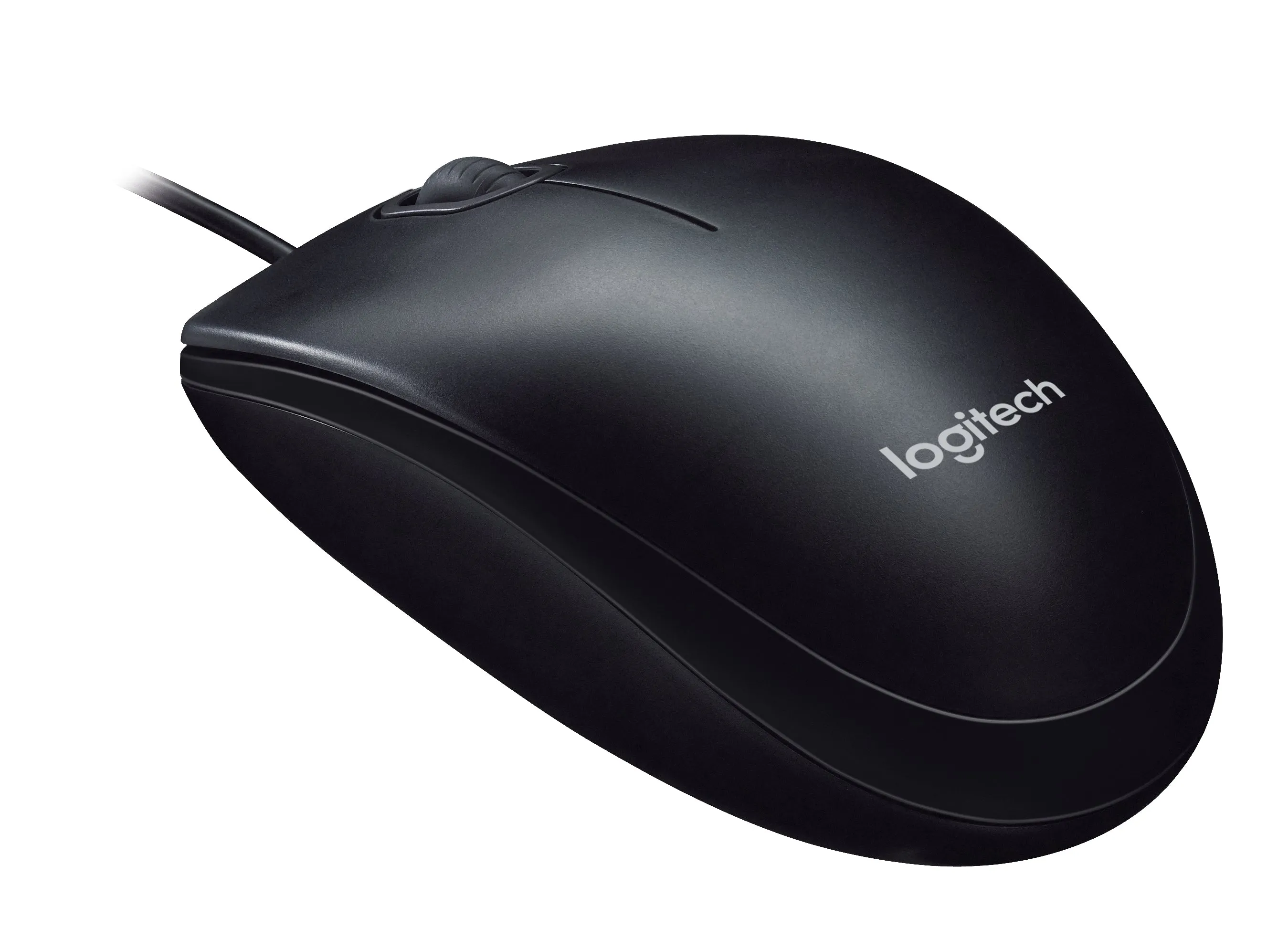 Logitech M90 Mouse Wired Scroll Usb Black