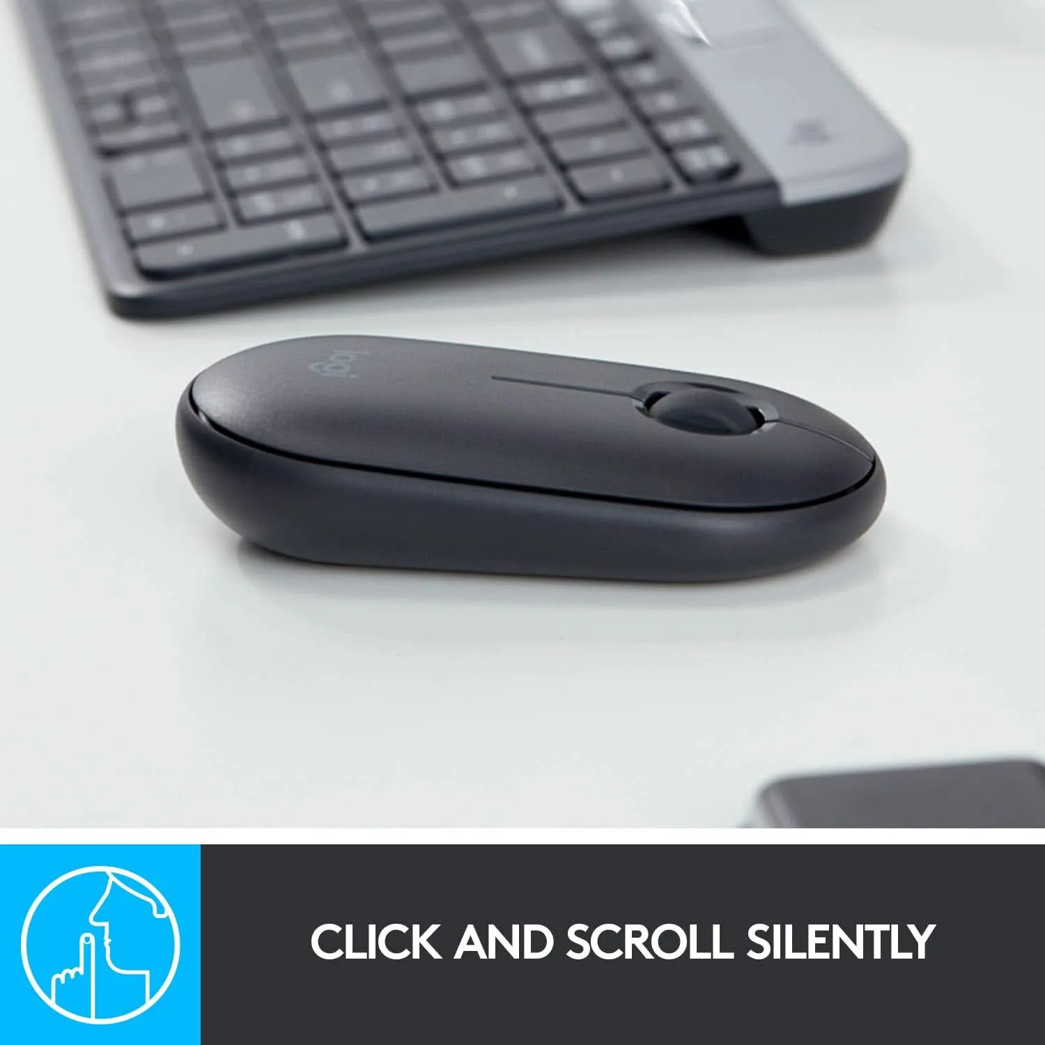 LOGITECH PEBBLE M350 WIRELESS BLUETOOTH MOUSE