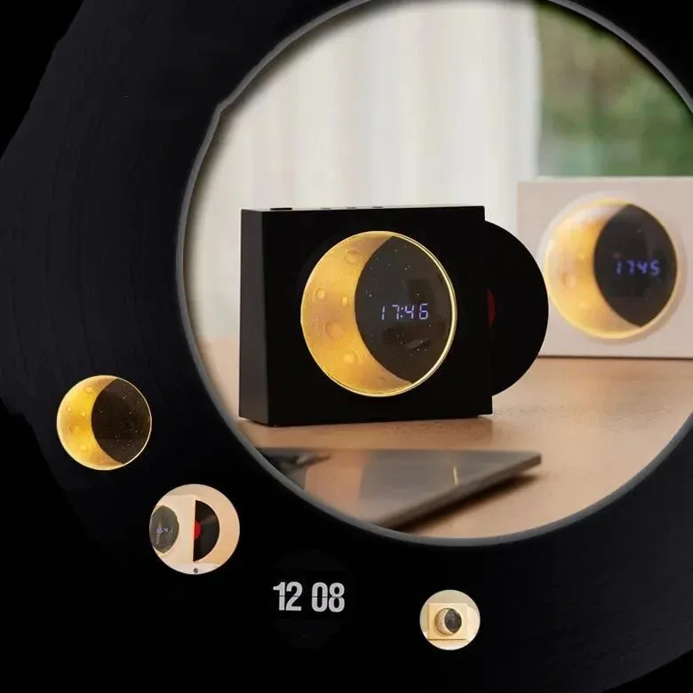 Lunar Tune Wireless Speaker Clock