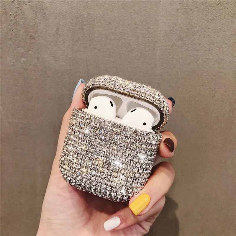 Luxury Bling Earbuds Case