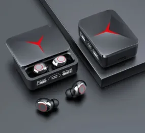 M90 Pro TWS True Wireless Earphones: Noise Cancelling, LED Display, Gaming Headset