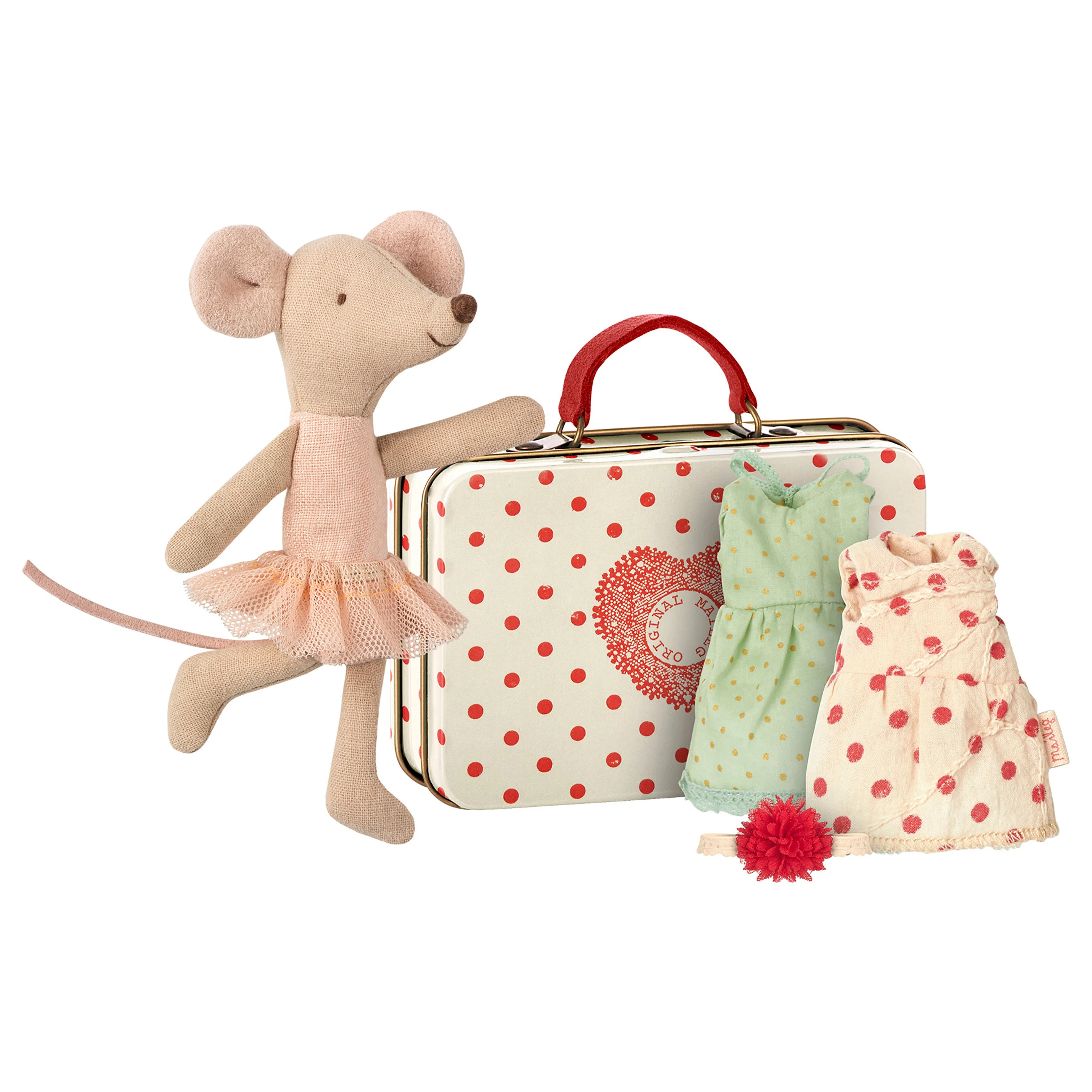 Maileg Ballerina Mouse with 2 Dresses