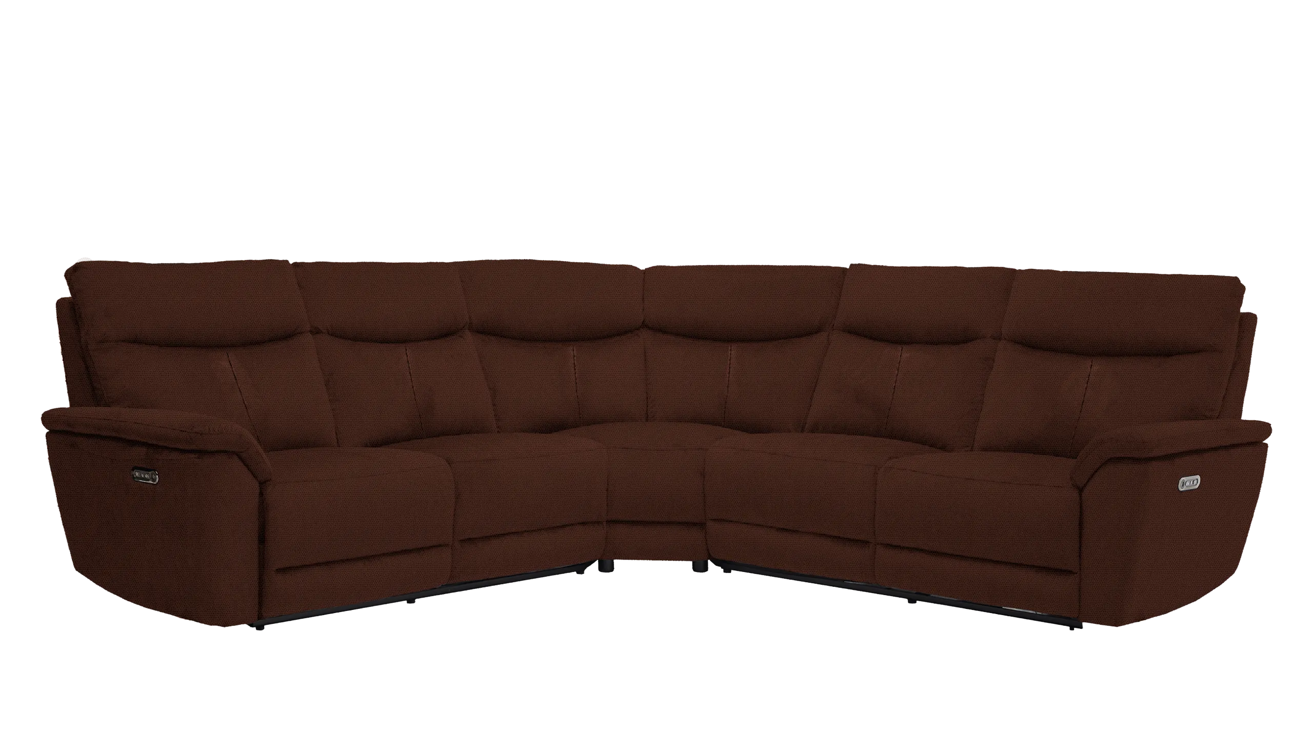 Micah Leather Large Power Recliner Corner Group With Powered Headrests