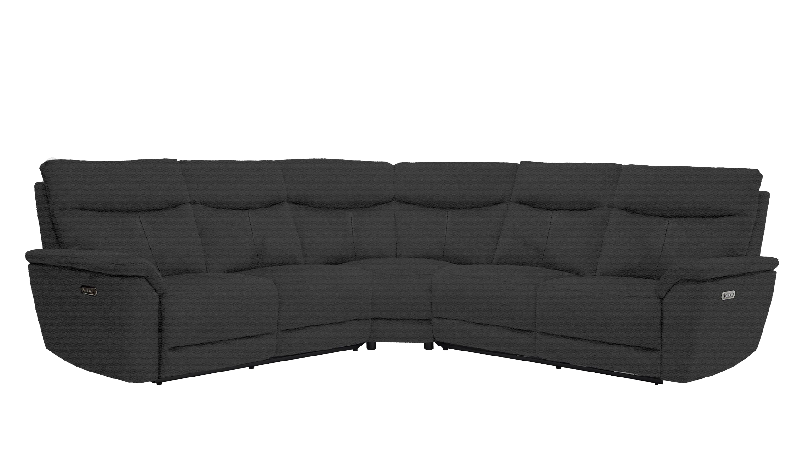 Micah Leather Large Power Recliner Corner Group With Powered Headrests