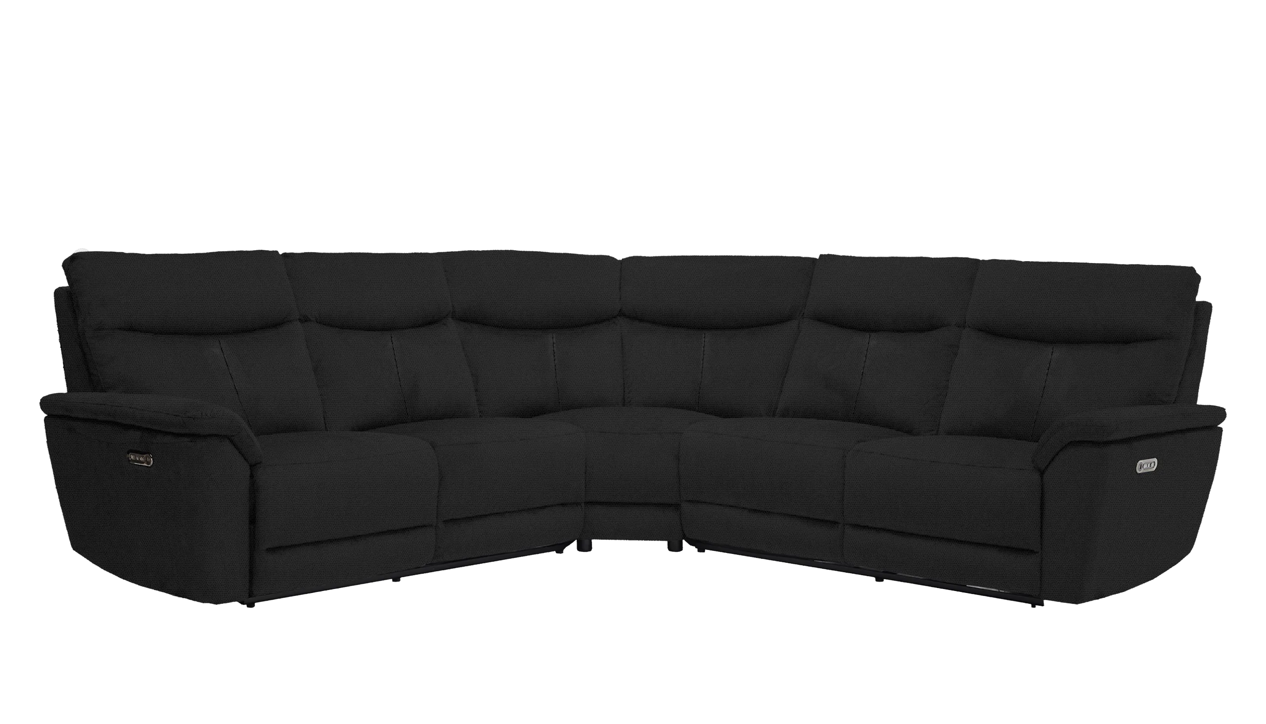 Micah Leather Large Power Recliner Corner Group With Powered Headrests