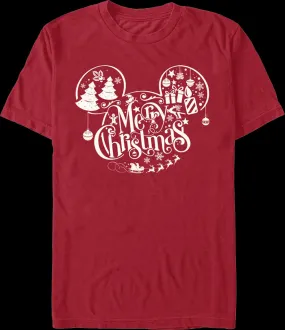 Mickey Mouse Merry Christmas Disney T-Shirt