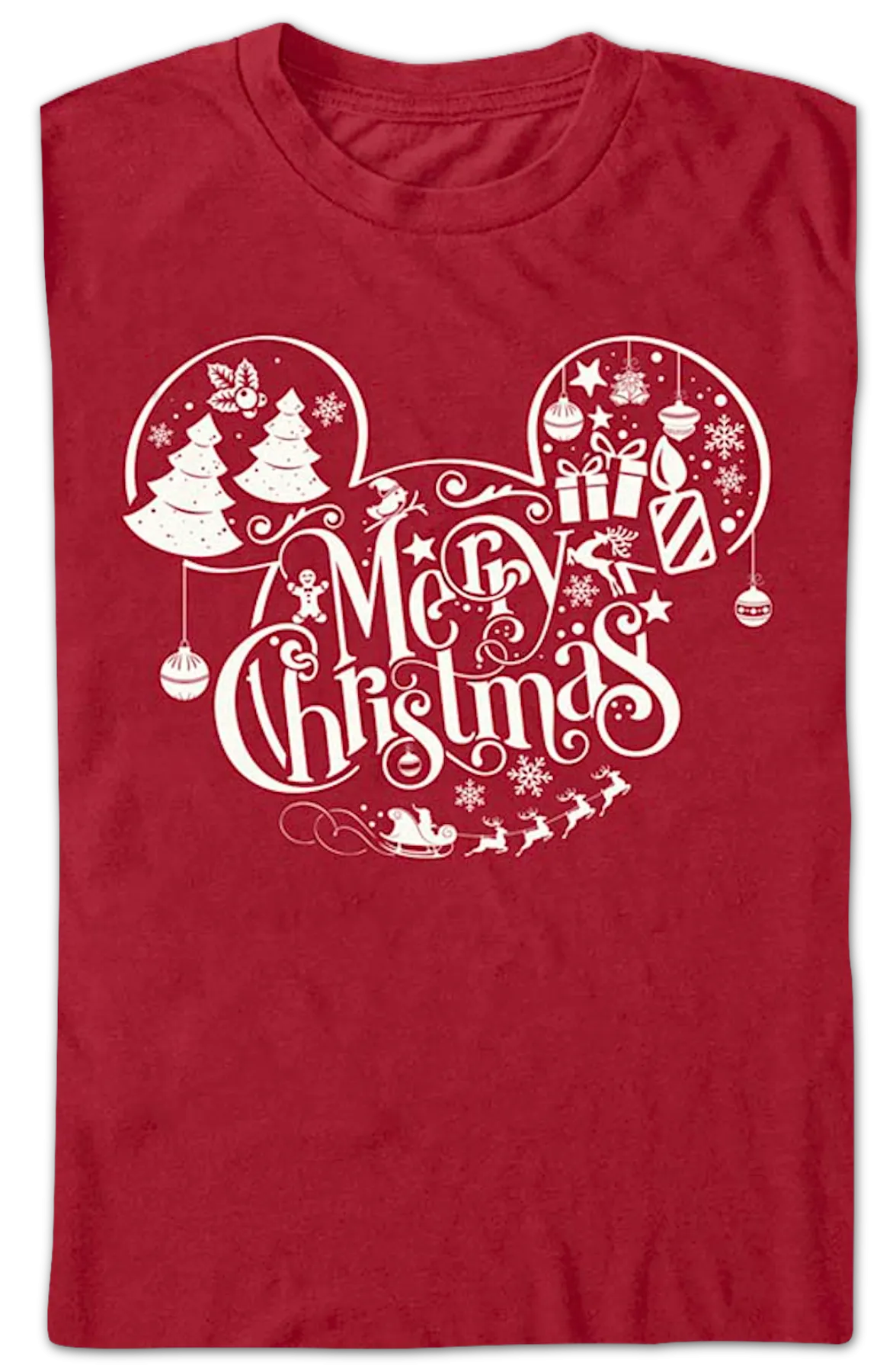 Mickey Mouse Merry Christmas Disney T-Shirt