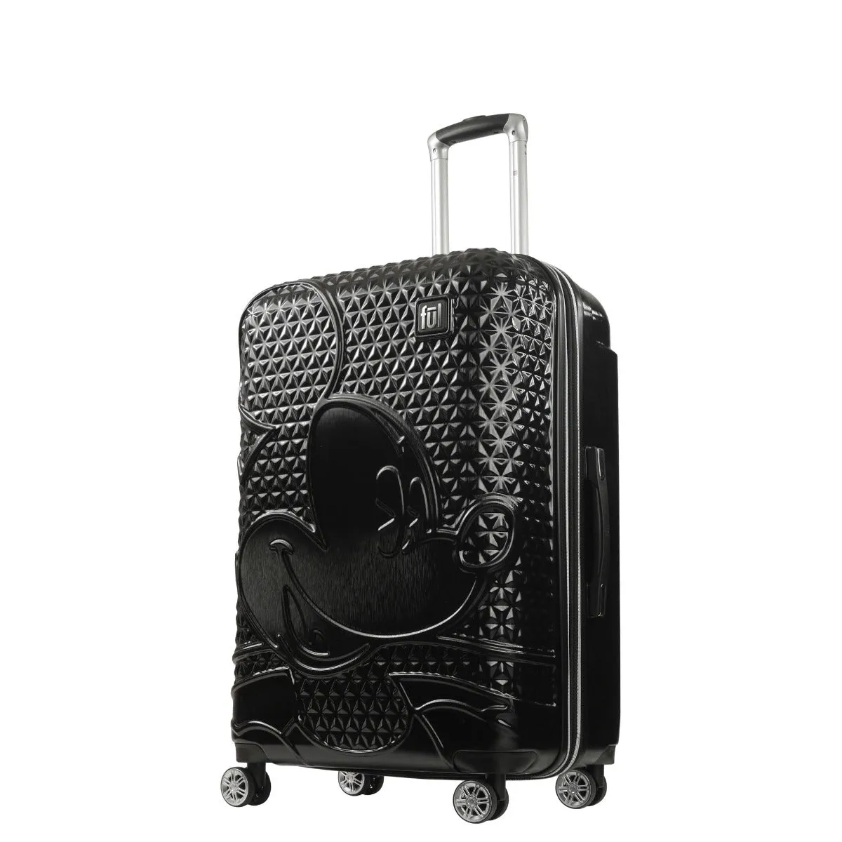 Mickey Mouse Rolling Luggage FŪL Disney Suitcase 30" Black