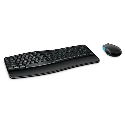 Microsoft Sculpt Comfort Desktop Keyboard And Mouse Set, Wired, Mouse Included, Ru, Numeric Keypad, Usb, Black