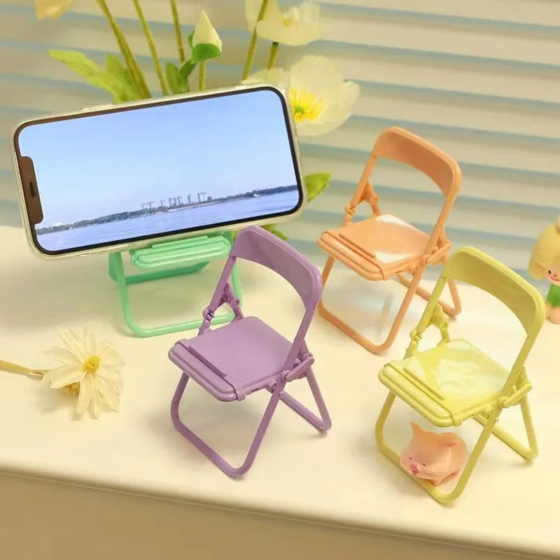 Mini Chair Phone Stand Holder