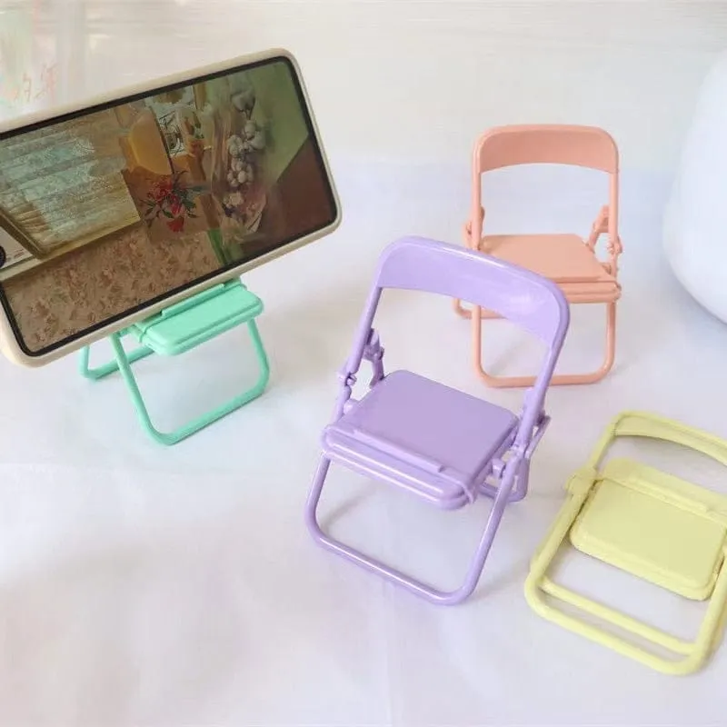 Mini Chair Phone Stand Holder