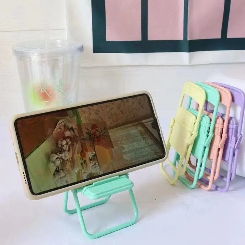 Mini Chair Phone Stand Holder