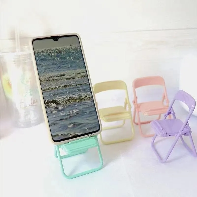 Mini Chair Phone Stand Holder