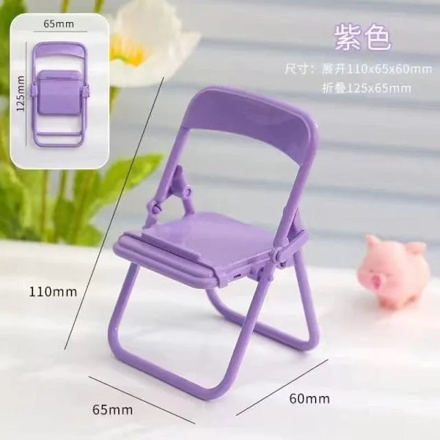 Mini Chair Phone Stand Holder