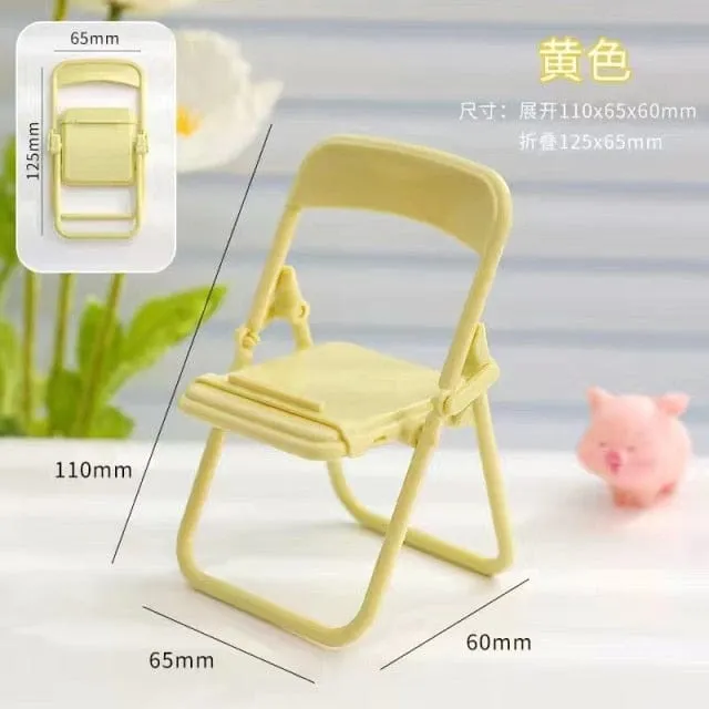 Mini Chair Phone Stand Holder