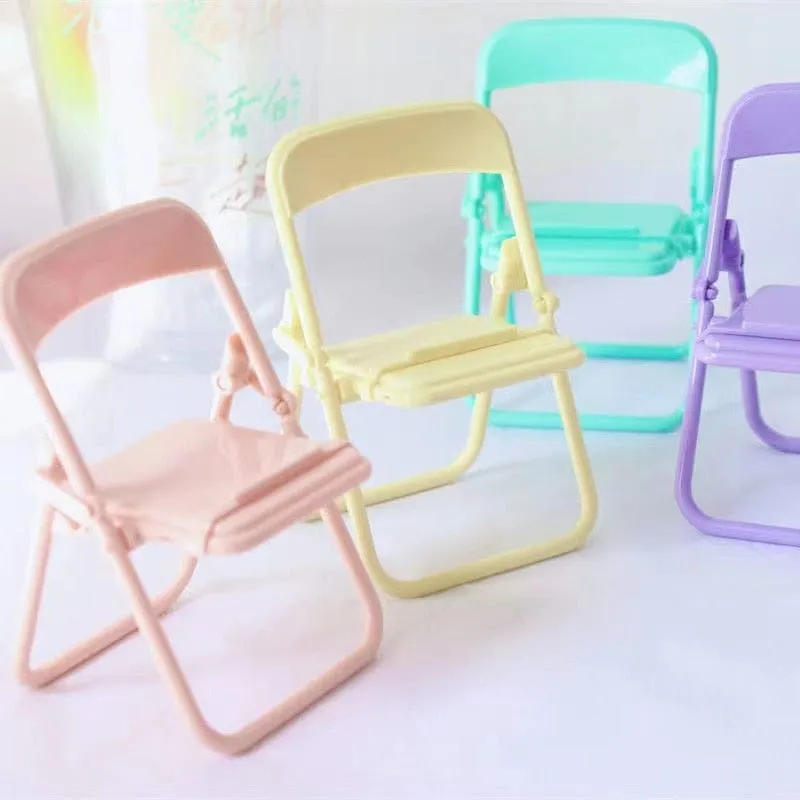 Mini Chair Phone Stand Holder