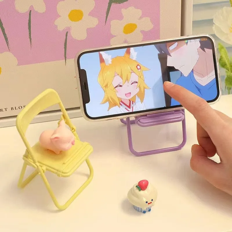 Mini Chair Phone Stand Holder