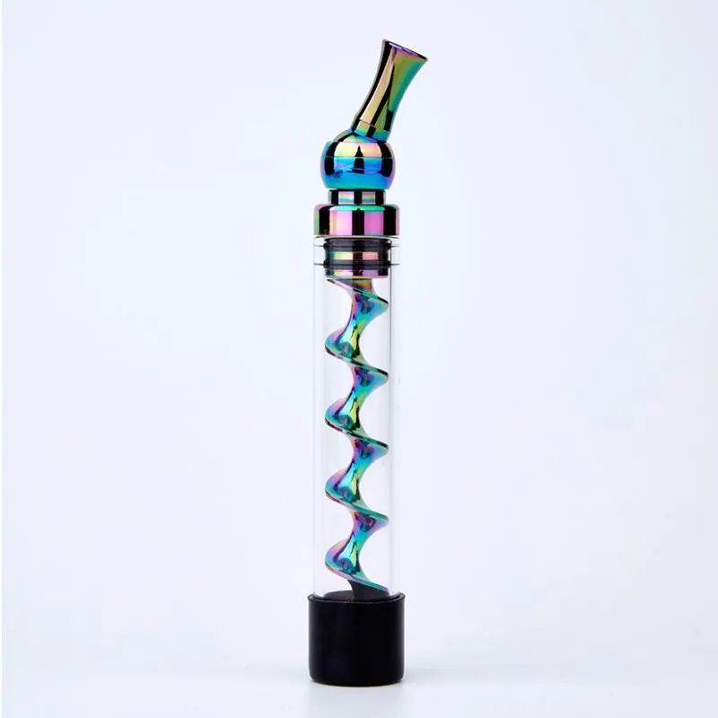 Mini Glass Blunt Twisty Smoking Gun Pipe