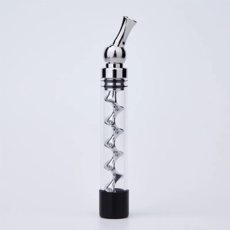 Mini Glass Blunt Twisty Smoking Gun Pipe