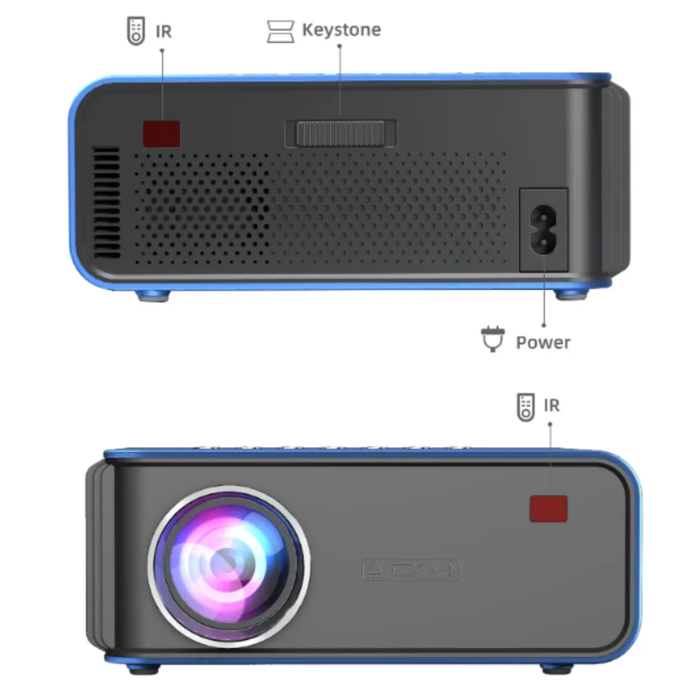 Mini Portable Home Theater Projector 1080P