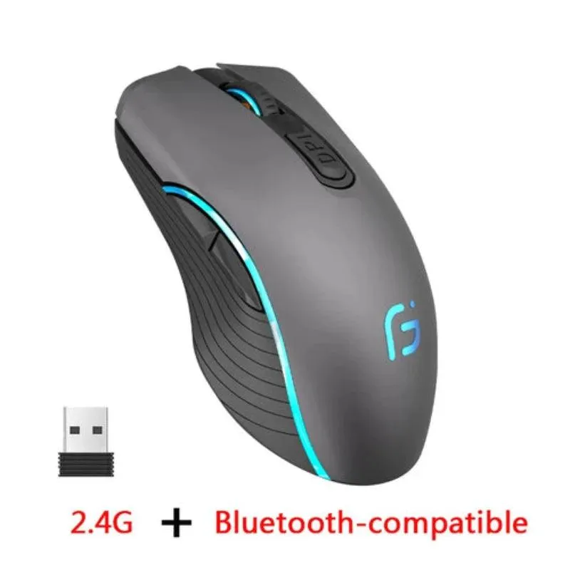 Mouse Dual Mode Bluetooth 2.4Ghz Wireless USB