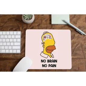 Mousepad - No Brain No Pain