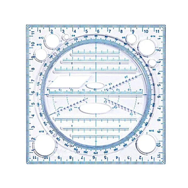 Multi Function Quickly Draw and Measuring Ruler