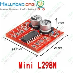 Mx1508 Mini Dual Channel 1.5a Dc Motor Driver Module Mini L298n Replacement