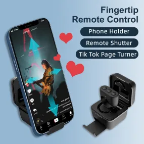 New Bluetooth Fingertip Video Controller For Tik-tok Short Video Browsing Device Flipping Mobile Phone Remote Control Mouse Ring Wireless Controller