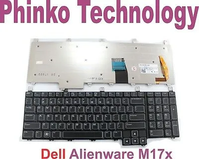 NEW Keyboard for Dell Alienware  M17x R1 C587R PW56N MT9VN backlit