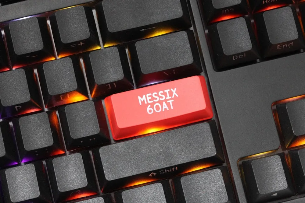 Novelty Shine Through Keycap ABS Etched Messi GOAT 6th GBA  enter