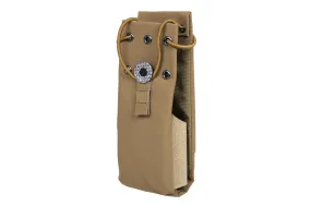 Opening pocket for radio or navigator Coyote Brown